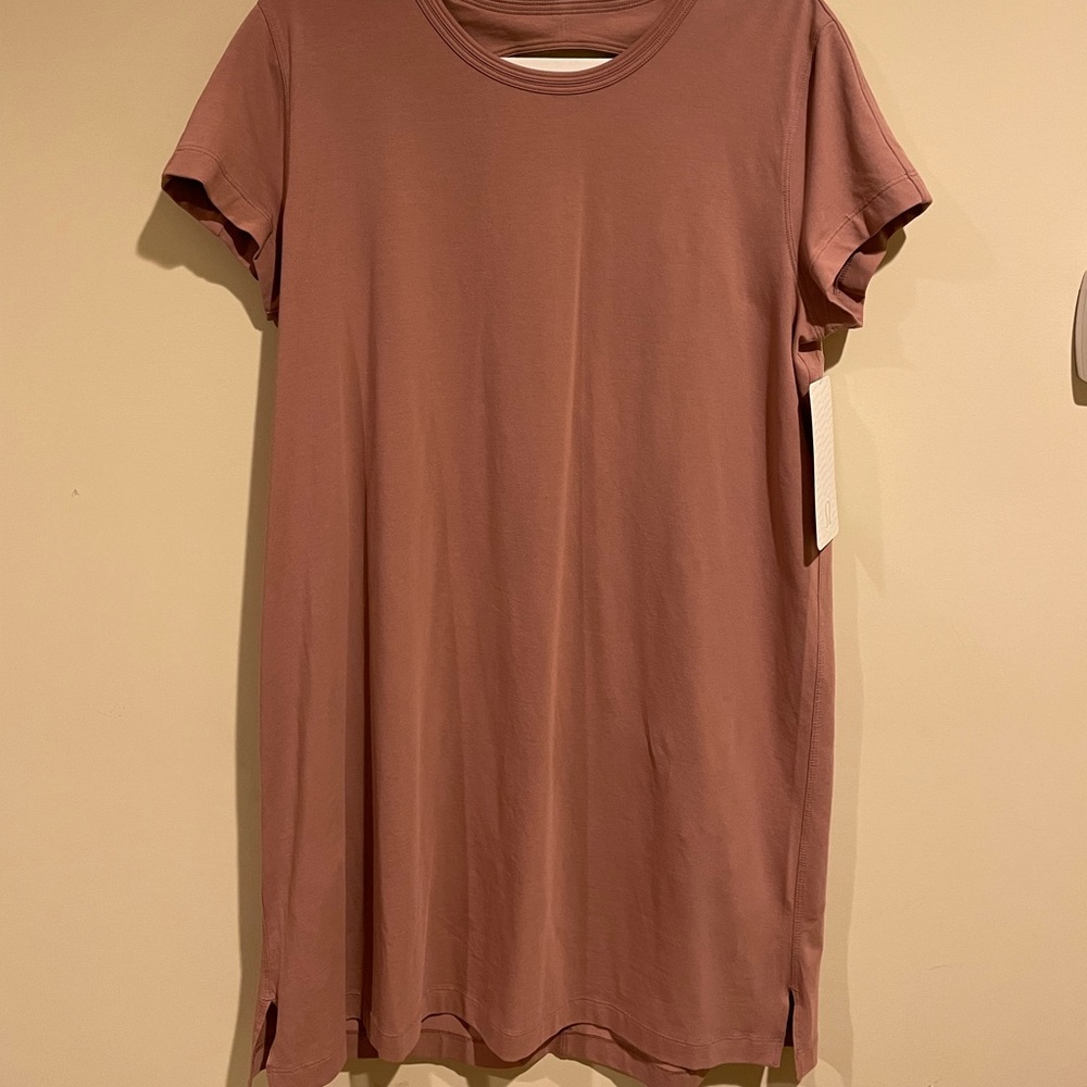 Lululemon! RARE!! DISCONTINUED!! lululemon day tripper dress in color quicksand!